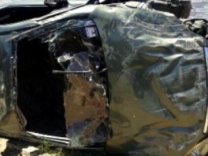 PM e mais duas pessoas se ferem em colisão de carros em Caucaia, no CE