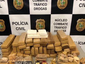 Polícia Civil encontra quase 50 kg de droga em ônibus rodoviário, no Ceará