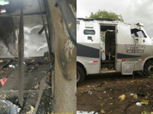 Polícia divulga ataque a carro forte na MA-034 em São Bernardo-MA 