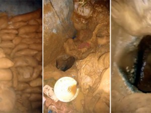 Polícia mostra túnel escavado para fuga de 100 presos em cadeia do RN