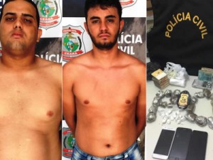 Polícia prende homens com drogas e dinheiro, em Juazeiro do Norte  