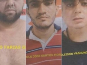 Polícia prende três suspeitos de ataques a banco e carro-forte no Ceará