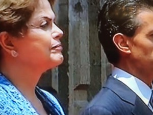 Presidente do México recebe Dilma com honras de chefe de Estado