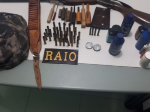 Raio de Brejo Santo faz prisões por porte ilegal de arma, munição e droga