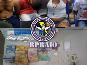 Raio prende quatro suspeitos por tráfico de drogas no Parque Bulandeira