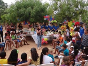 Rotary Club faz bonita festa para crianças no Coité, em Barbalha 