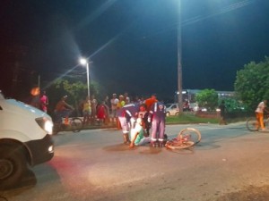 Socorristas voluntários se envolvem em acidente com ciclista em Fortaleza