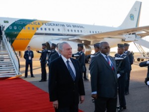 Michel Temer desembarca na África do Sul para participar da cúpula do Brics