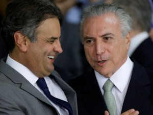 Temer e Aécio se reúnem para anular provas da delação da JBS
