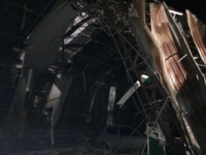 Temporal e vento forte em Jarinu provocam desabamento de igreja