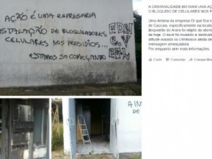 Terceira antena de telefonia é atacada no CE; grupo atira contra base da PM