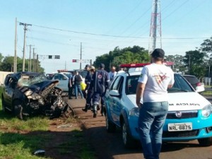 Três morrem na BR-163 após viatura da PF capotar em perseguição em MS