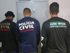 Trio é detido após se passar por equipe da Polícia Civil em Contagem