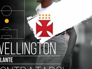 Vasco anuncia oficialmente a contratação do volante Wellington