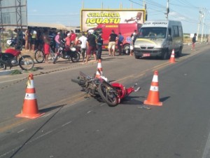 Vendedora morre após colisão entre duas motos em Iguatu-CE