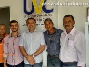 Vereadores e UNAB reivindicam na UVC melhorias para Arajara e Caldas