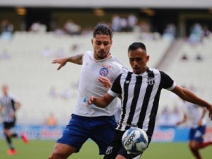 Com gol de Mateus Gonçalves no fim, Ceará empata com o Bahia