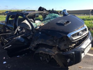 Vereador de Curitiba e os pais dele ficam feridos em acidente na BR-376, em Palmeira