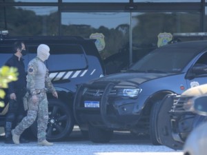 Ex-ministro Sérgio Moro depõe à Polícia Federal, em Curitiba