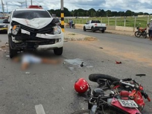 Juazeiro-CE Motoqueiro morre no local e a mãe fica gravemente ferida