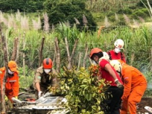 Buscas pelos corpos de profissionais de saúde e piloto seguem neste sábado em São Benedito