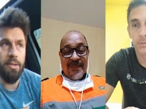 Jogadores do Ceará prestam homenagem a torcedor que venceu coronavírus