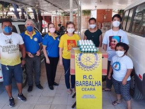 Rotary de Barbalha conclui doação de 2.400 ovos para entidades sem fins lucrativos