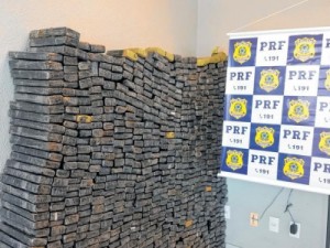 Polícia já apreendeu mais de 5 toneladas de maconha neste mês