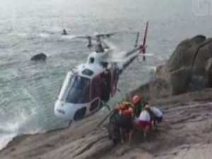 Casal é arremessado a pedras em acidente de moto aquática em SP