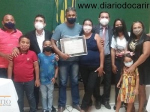 Câmara Municipal de Barbalha Outorga Título de Cidadão ao sanfoneiro Zé Baiano