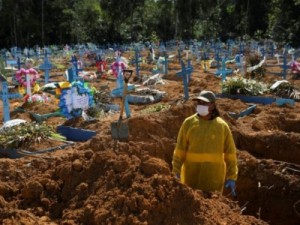 250 mil mortos por covid na pandemia no Brasil