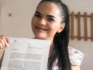 Cearense envia monografia para o Papa Francisco e recebe carta de agradecimento do pontífice