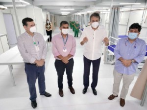 Governo do Ceará entrega mais 35 leitos exclusivos para Covid-19 no (HGWA)