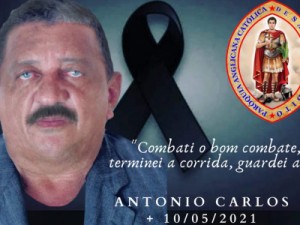 Antônio Carlos é mais uma vítima da letal Covid-19
