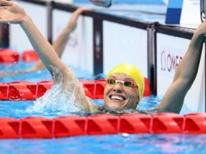 Carol Santiago vence os 50m livre e leva 1º ouro feminino na natação em 17 anos
