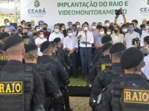 Governador do Ceará inaugura a 50ª base do Raio em Várzea Alegre