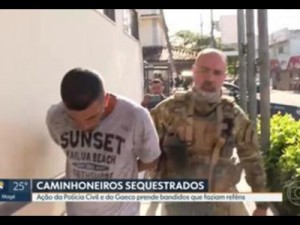 RJ Filho de vereador é preso por sequestro de caminhoneiros