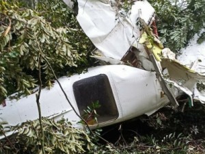 Quatro pessoas morrem em queda de avião em região de mata em MT