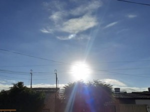 Dia ensolarado em Barbalha nesta quinta-feira (07)