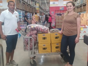 Balneário do Caldas faz ação de solidariedade doando alimentos não perecíveis
