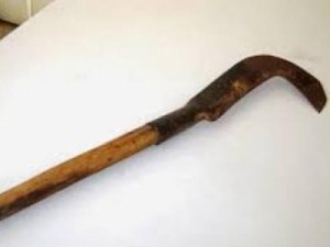 Polícia prende homem que armado de foice golpeou o irmão em Barbalha