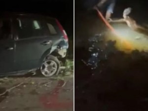 Duas pessoas morrem após carro cair em açude no município de Acopiara (CE)