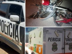 Acidente envolvendo moto e carro com vítima na zona rural de Penaforte