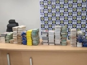 PRF apreende 118 kg de drogas avaliadas em aproximadamente R$ 7 milhões na BR-135, no MA