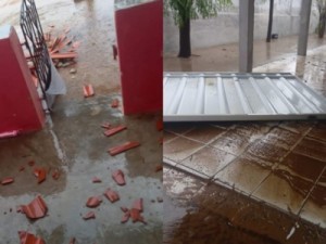 Chuva de granizo destelha casa e assusta moradores de Catunda, no interior do Ceará