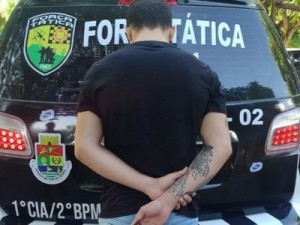 Em Juazeiro polícia prende jovem procurado da Justiça de Fortaleza por tráfico de drogas