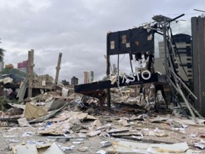Veja antes e depois do restaurante destruído em explosão em Teresina; local abriu há24 dias
