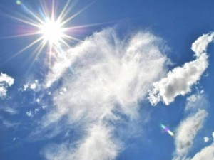 Tempo com sol entre nuvens e probabilidade de pancadas de chuvas hoje em Barbalha