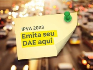 Contribuinte já pode emitir boleto do IPVA 2023