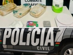 Em Barbalha casal é preso com drogas e apreensão de balanças e outros objetos em casa